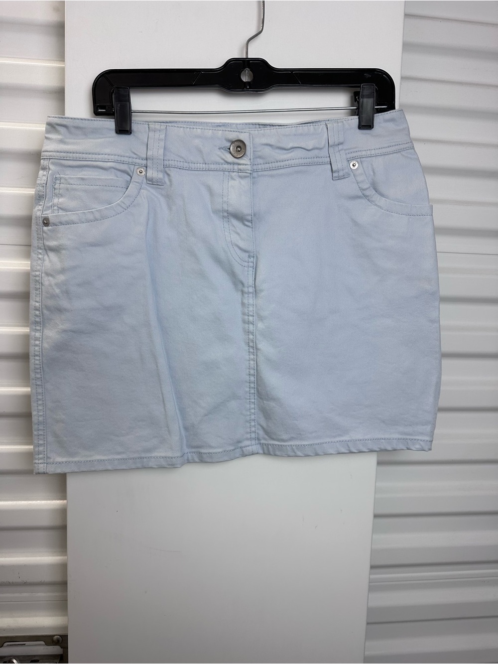Tommy Hilfiger Light Blue Denim Mini Skirt